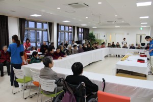 たこ焼きの実演風景