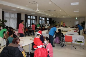 可愛いサンタの訪問